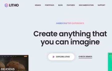 Litho (screenshot desktop)