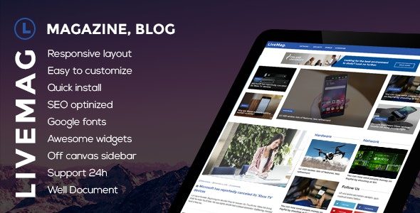 LiveMag (ThemeForest)