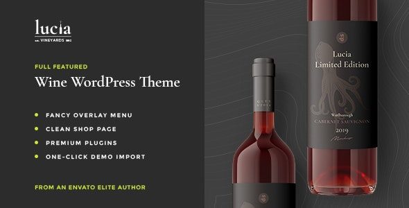 Lucia Vineyards (ThemeForest)