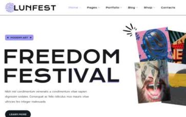 Lunfest (screenshot desktop)