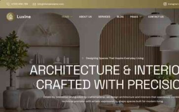 Luxine (screenshot desktop)