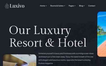 Luxivo (screenshot desktop)