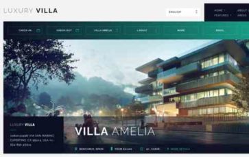 Luxury Villa (screenshot desktop)