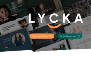 Lycka (BoldThemes) (screenshot desktop)