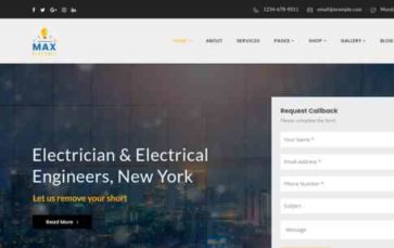 Maxelectric (screenshot desktop)