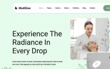 MedGlow (screenshot desktop)