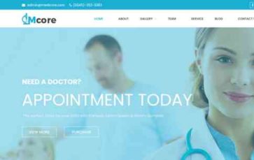 Medicore (HasThemes) - (screenshot desktop)