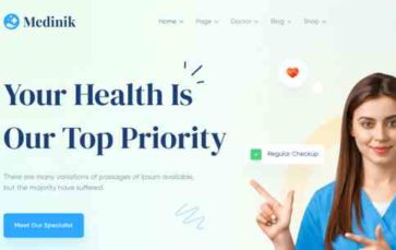 Medinik (screenshot desktop)