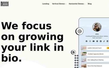 Meeek (screenshot desktop)