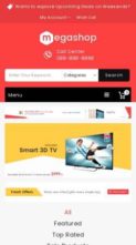 MegaShop (TemplateTrip) (screenshot mobile)