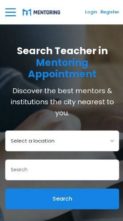 Mentoring (screenshot mobile)