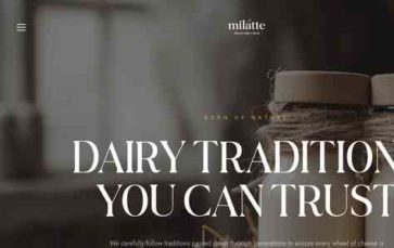 Milatte (screenshot desktop)