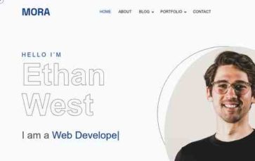 Mora (NusaTheme) (screenshot desktop)