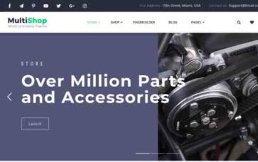 Multi Shop (screenshot desktop)