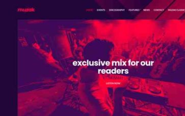 Muzak (screenshot desktop)