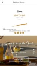 Mykonos Resort (screenshot mobile)