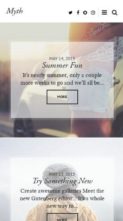 Myth (MeanThemes) - (screenshot mobile)