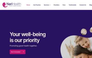 NariHealth (screenshot desktop)