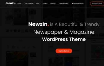 Newzin (screenshot desktop)