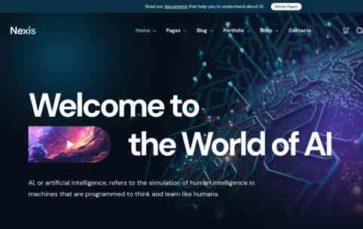 Nexis (WebGeniusLab) (screenshot desktop)