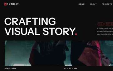 Nextklip (screenshot desktop)