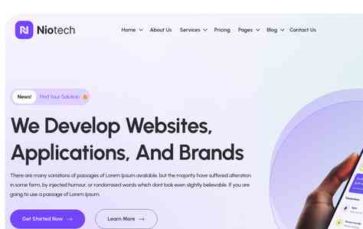 Niotech (screenshot desktop)