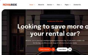 Novaride (screenshot desktop)