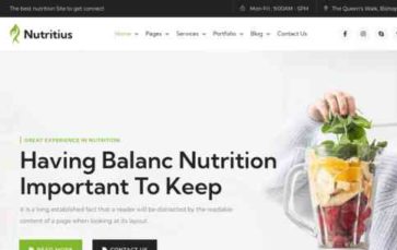 Nutritius (screenshot desktop)