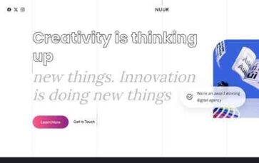 Nuur (screenshot desktop)