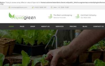 NuvaGreen (screenshot desktop)