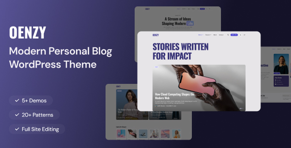 Oenzy (ThemeForest)