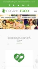 OrganicFood (UnTheme) - (screenshot mobile)