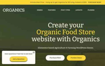 Organics (cmsmasters) - (screenshot desktop)