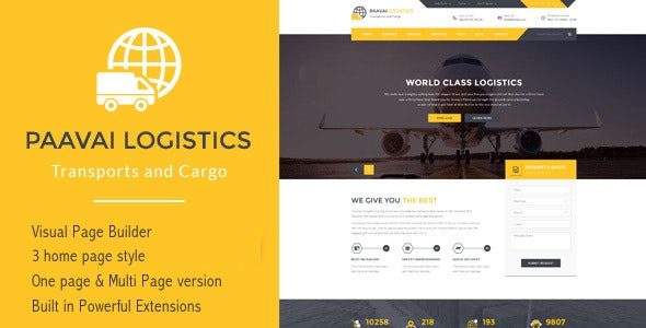 Paavai Logistics (ThemeForest)