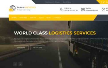 Paavai Logistics (screenshot desktop)