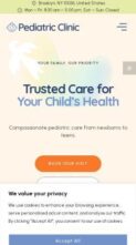 Pediatric Clinic (screenshot mobile)