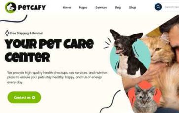 Petcafy (screenshot desktop)