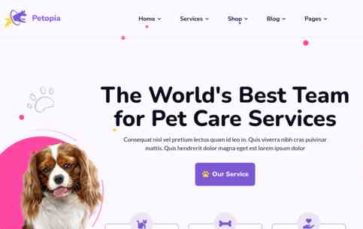 Petopia (screenshot desktop)