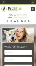 PetSitter (screenshot mobile)