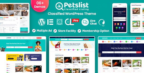 Petslist (ThemeForest)