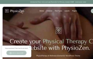 PhysioZen (screenshot desktop)