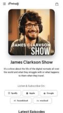 Podcasty (screenshot mobile)