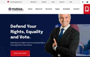 Politiek (screenshot desktop)