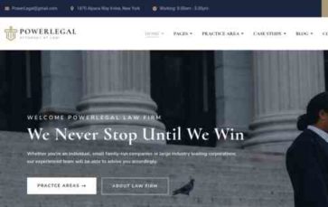 Powerlegal (screenshot desktop)