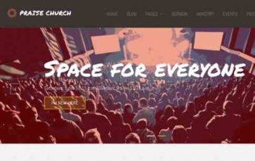Praise Church (screenshot desktop)