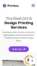 Printex (Rayoflightthemes) - (screenshot mobile)