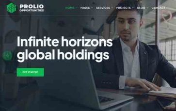 Prolio (screenshot desktop)