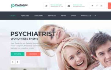 Psychiatrist (AnpsThemes) - (screenshot desktop)