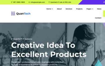 Quantech (screenshot desktop)