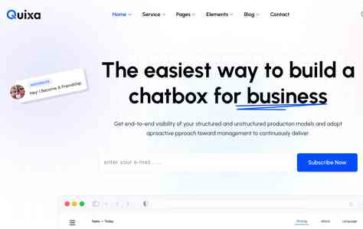 Quixa (screenshot desktop)